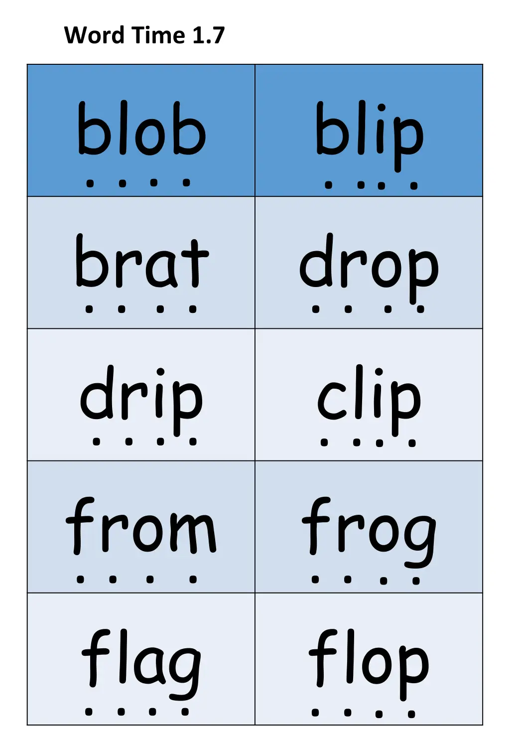 word time 1 7 1