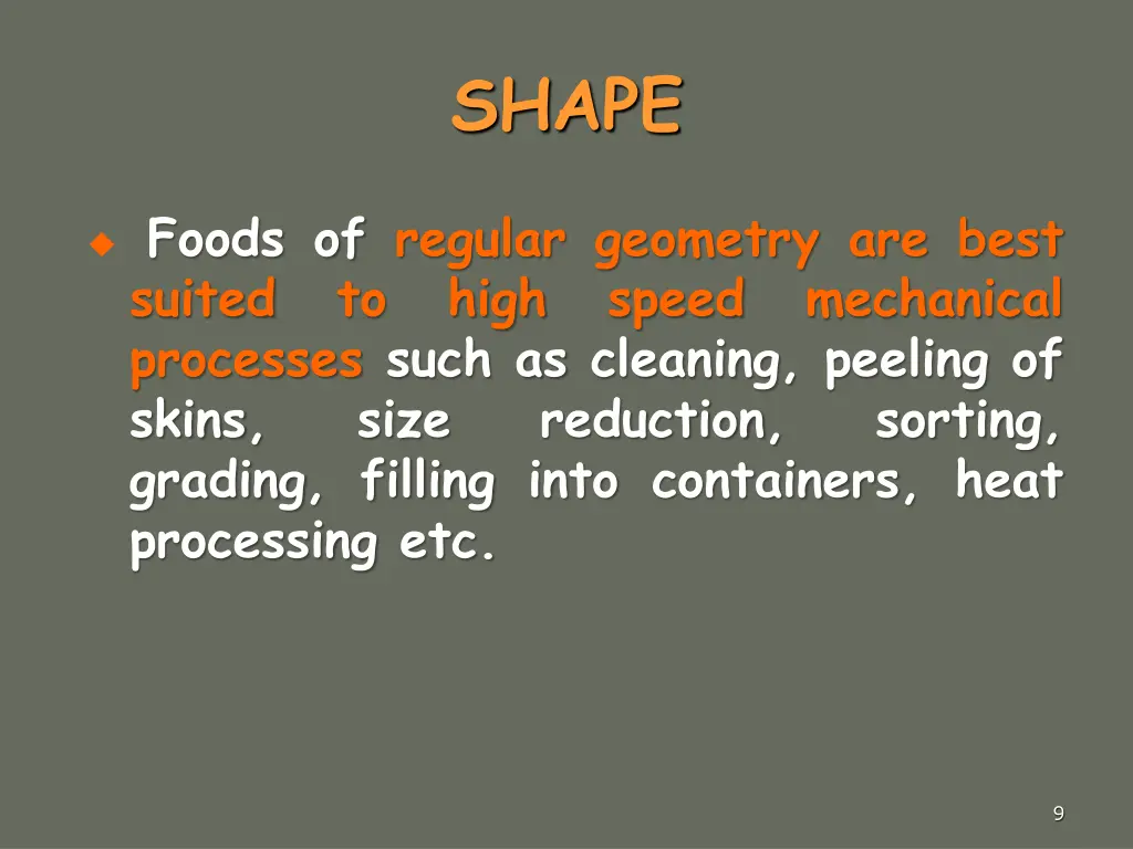 shape