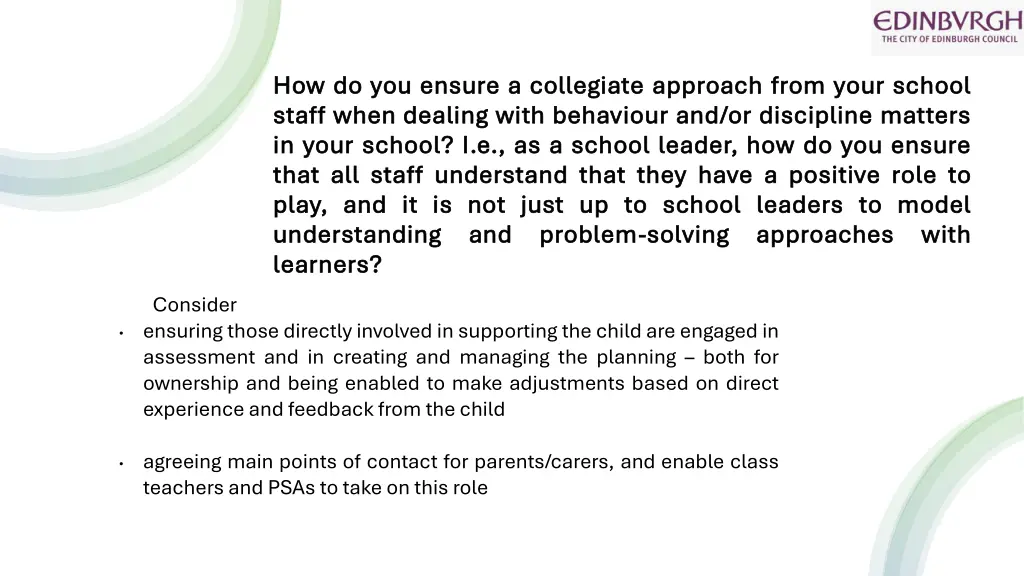 how how do staff staff when when dealing