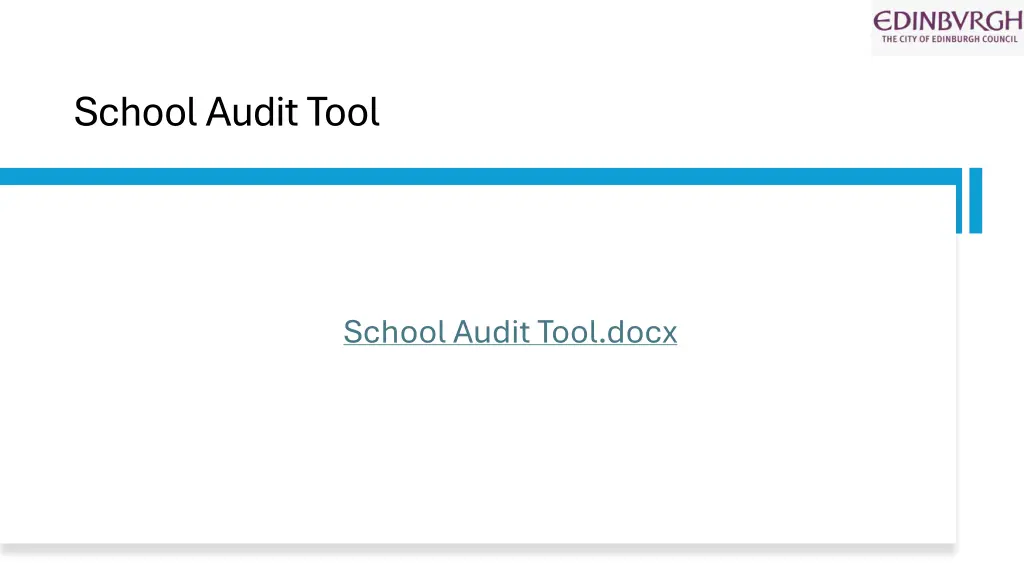 school audit tool 1