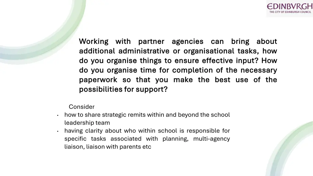 working working with additional additional