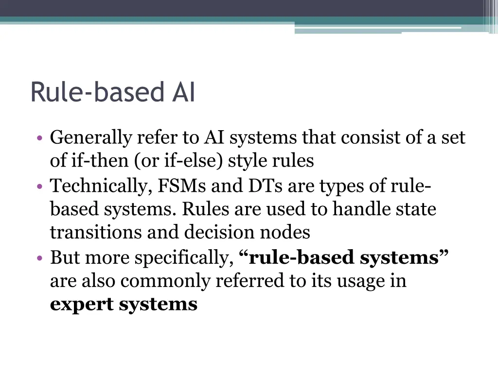 rule based ai