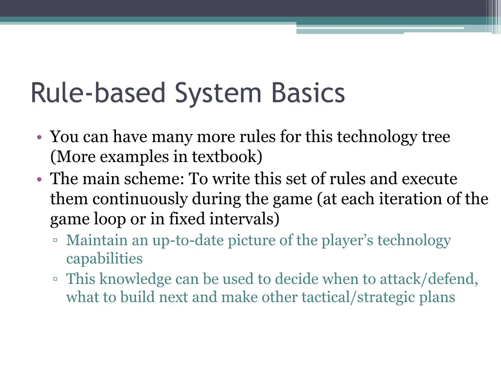 rule based system basics 4