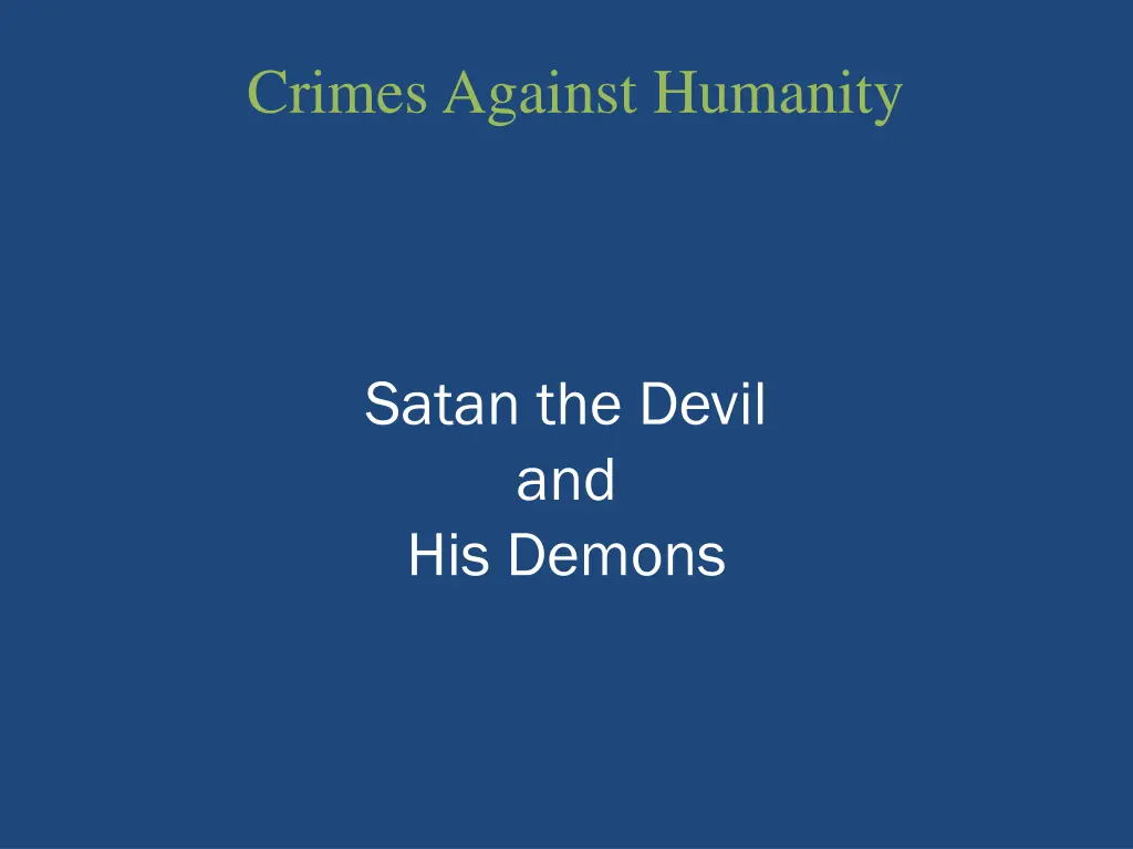 crimes against humanity 1