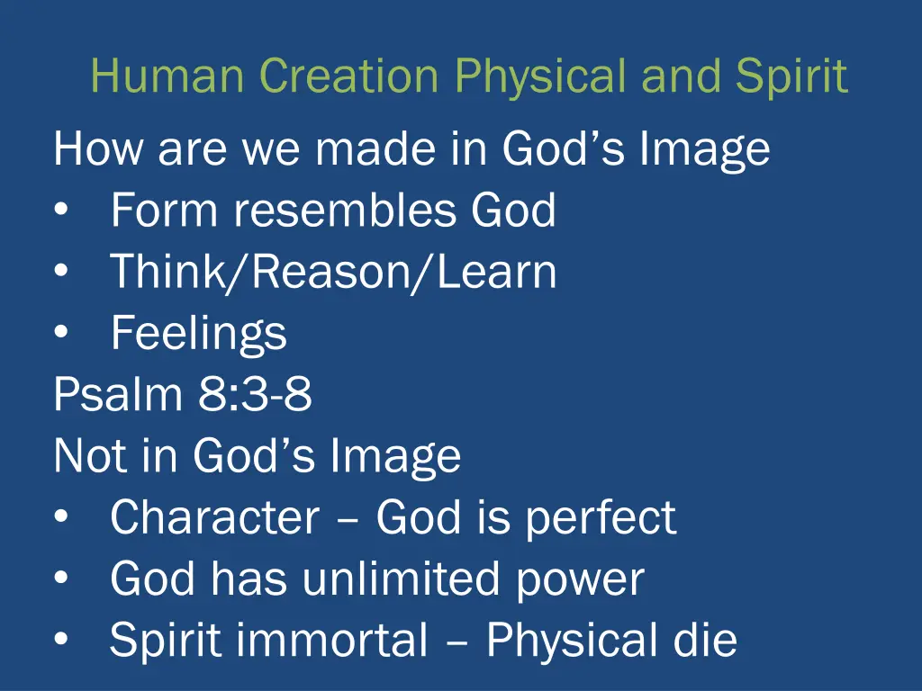 human creation physical and spirit 2
