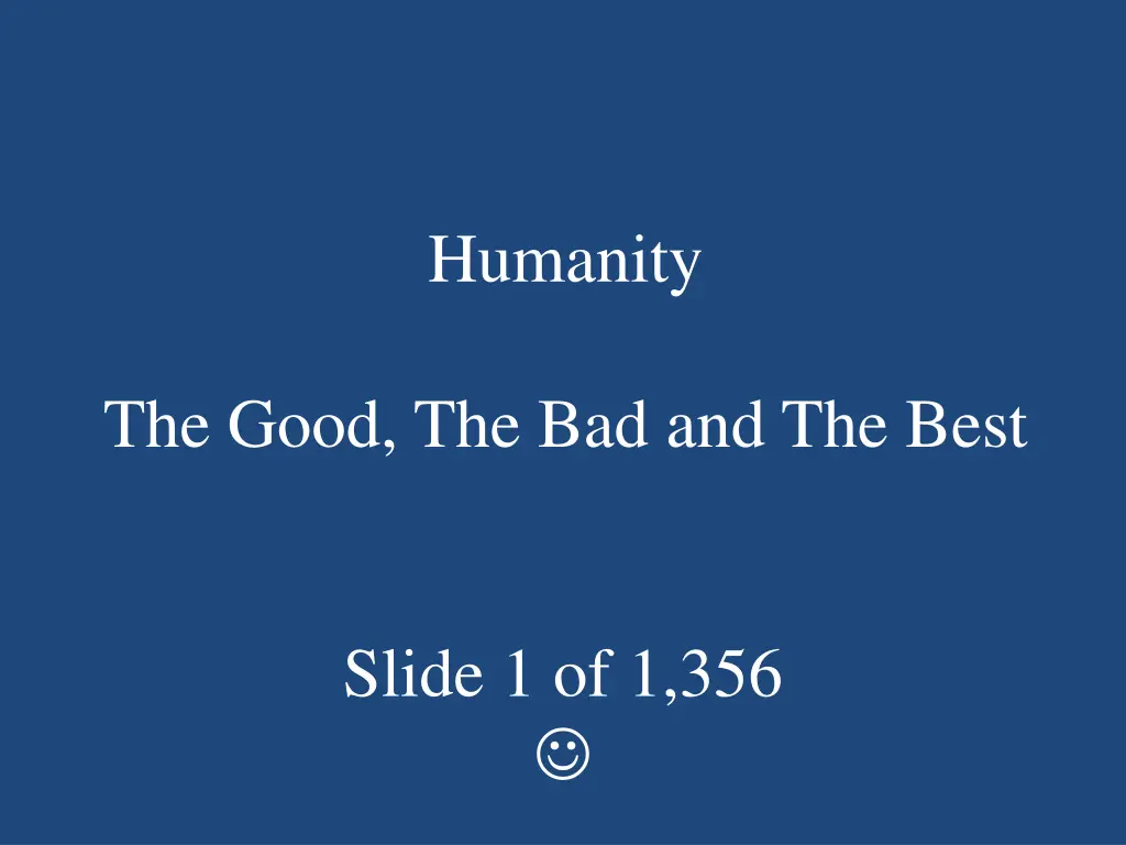 humanity