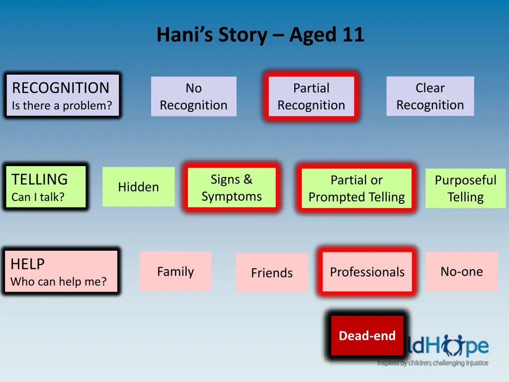 hani s story aged 11