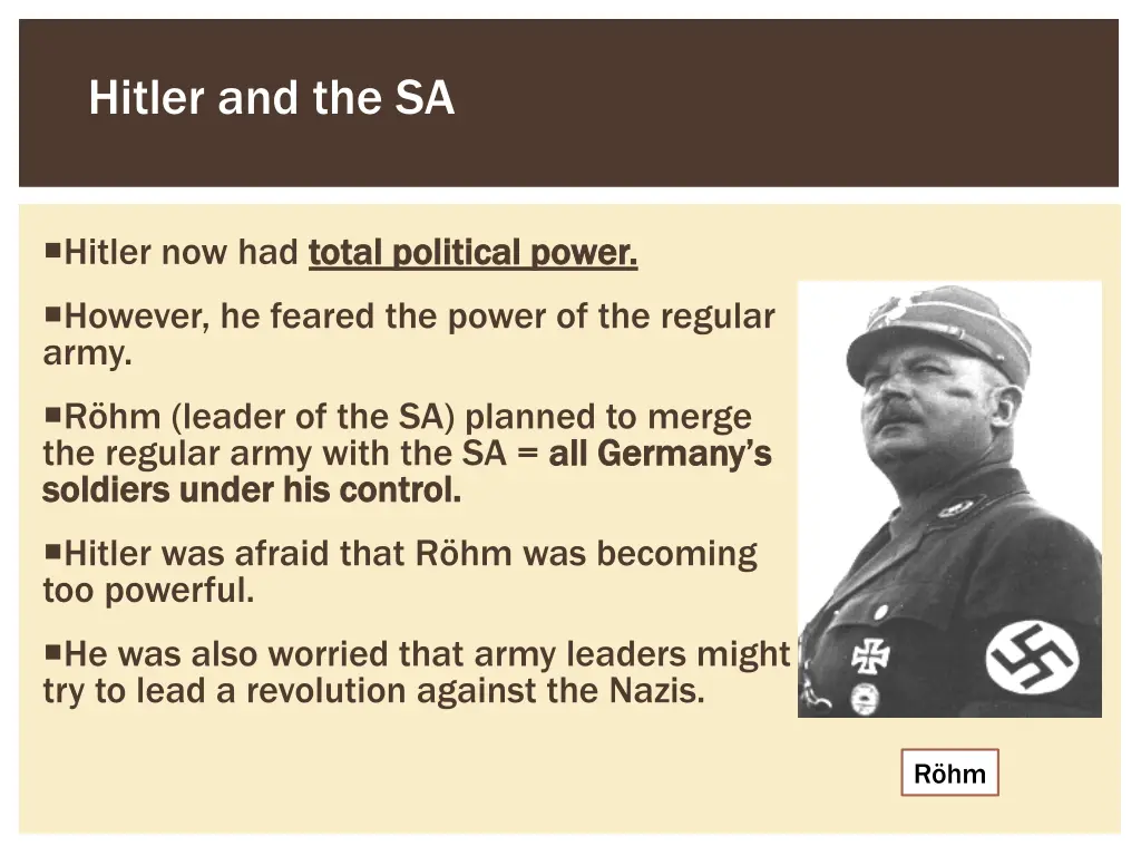 hitler and the sa