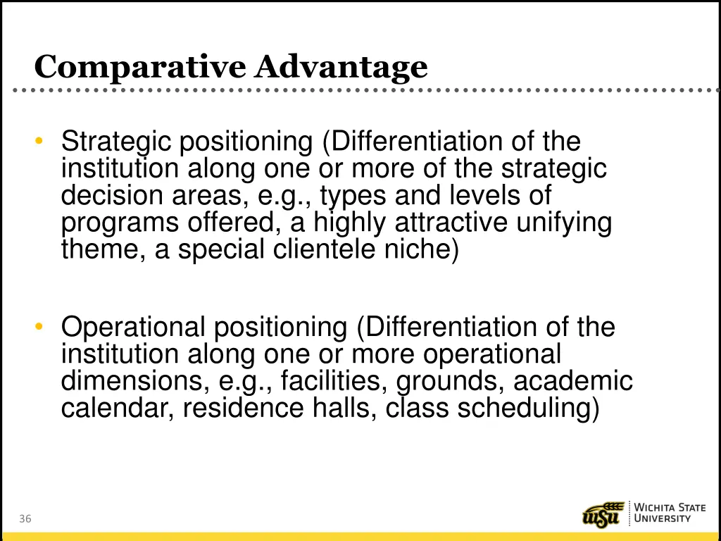 comparative advantage