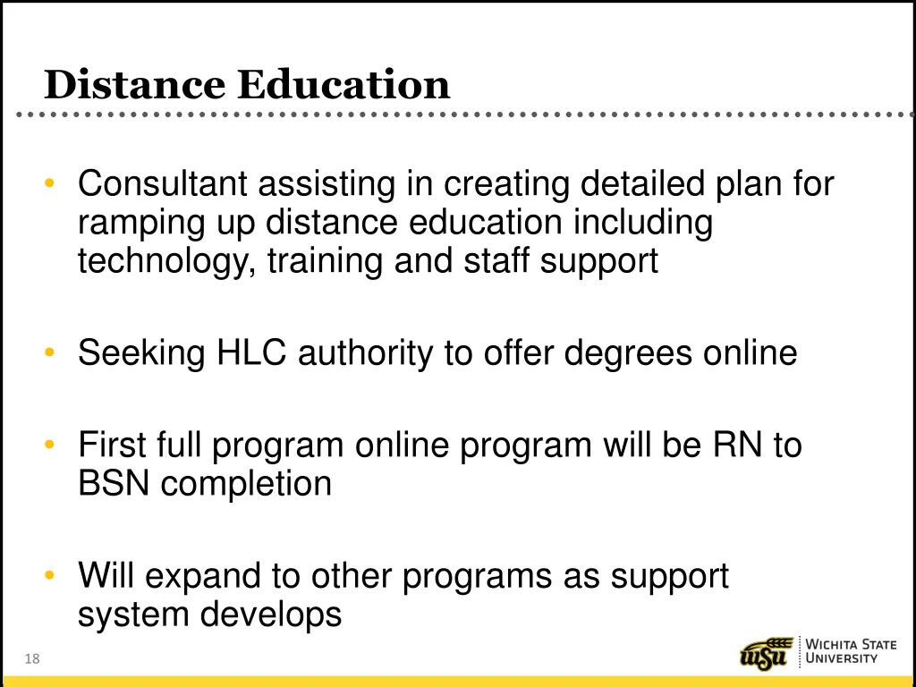 distance education