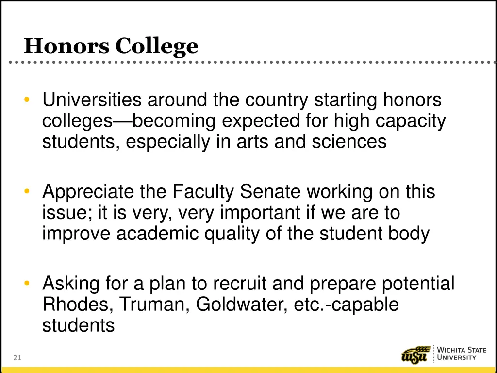 honors college