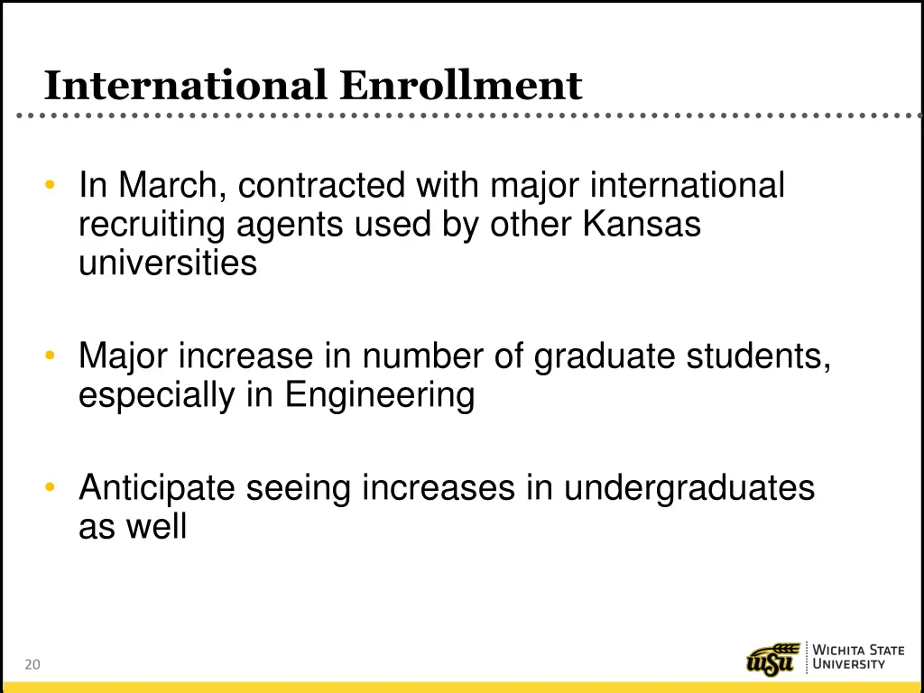 international enrollment