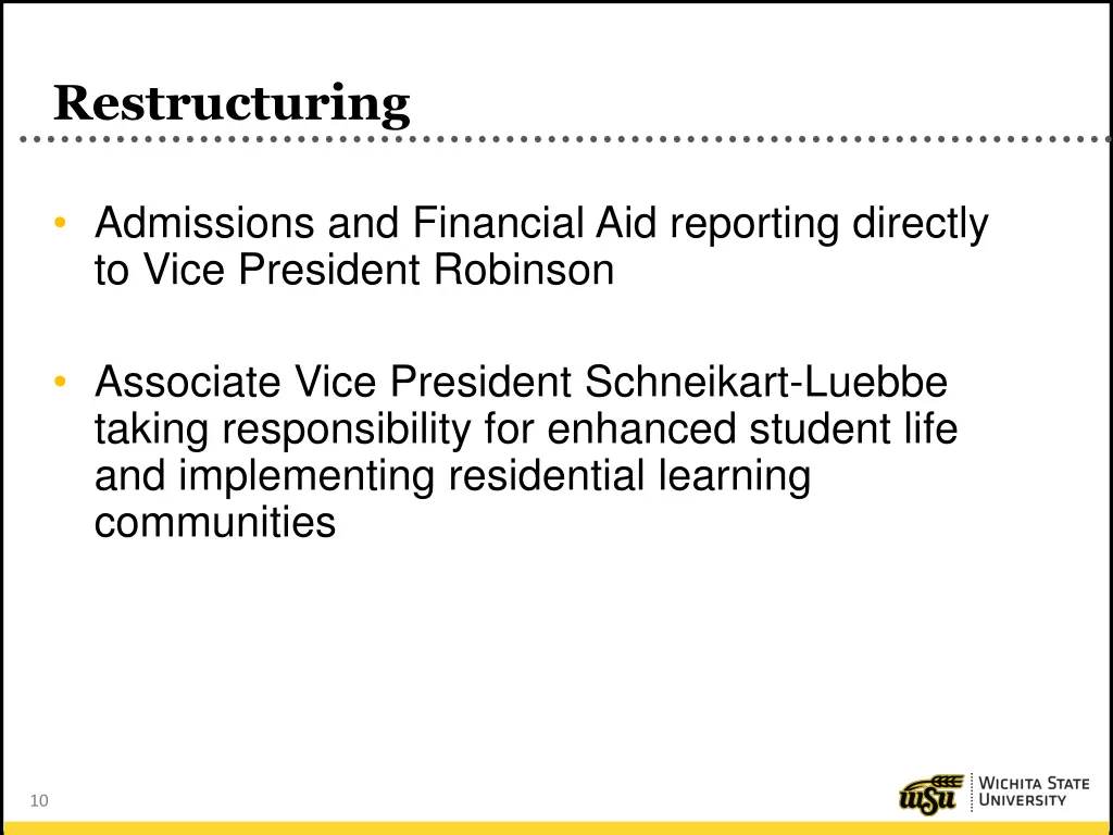restructuring 1