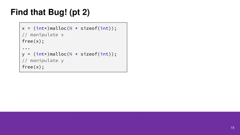 find that bug pt 2