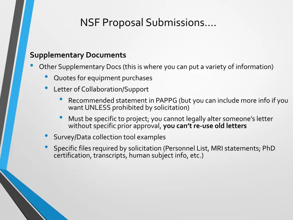 nsf proposal submissions 19