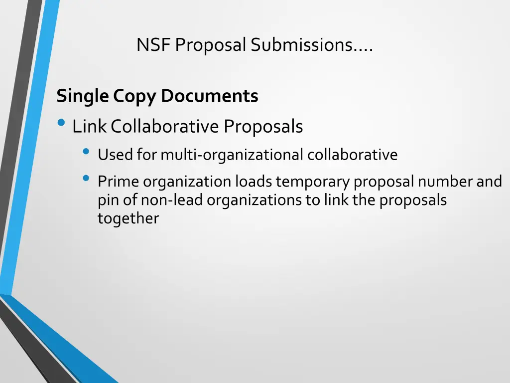 nsf proposal submissions 24