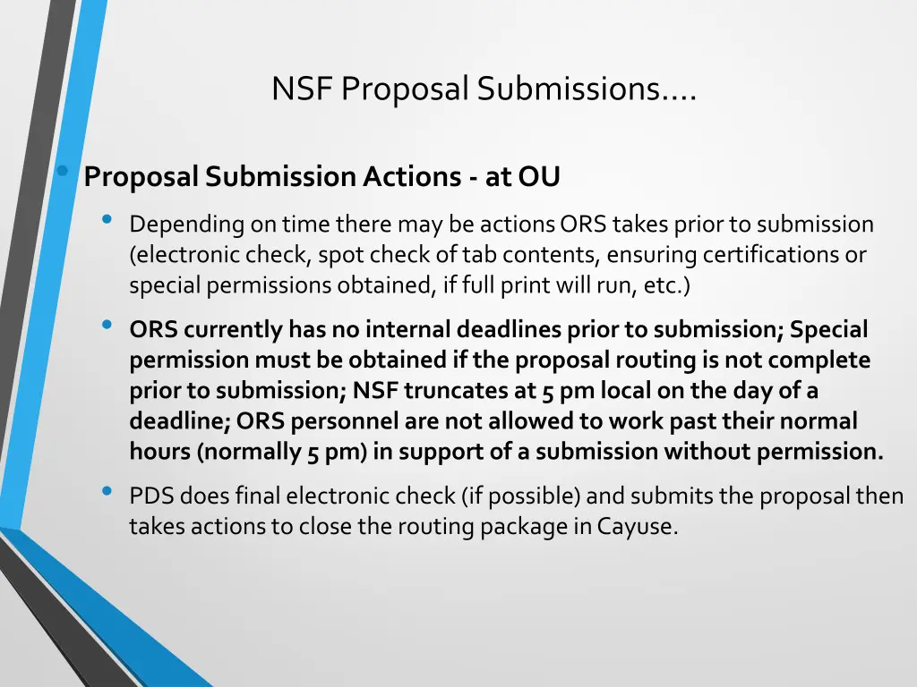 nsf proposal submissions 26