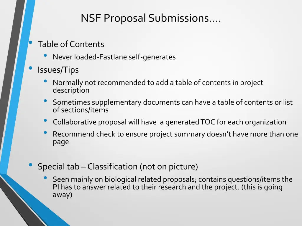 nsf proposal submissions 3