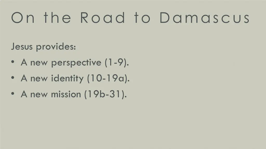 on the road to damascus 3