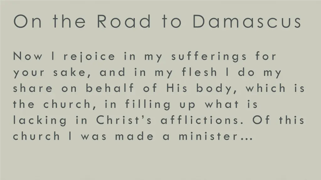 on the road to damascus 4