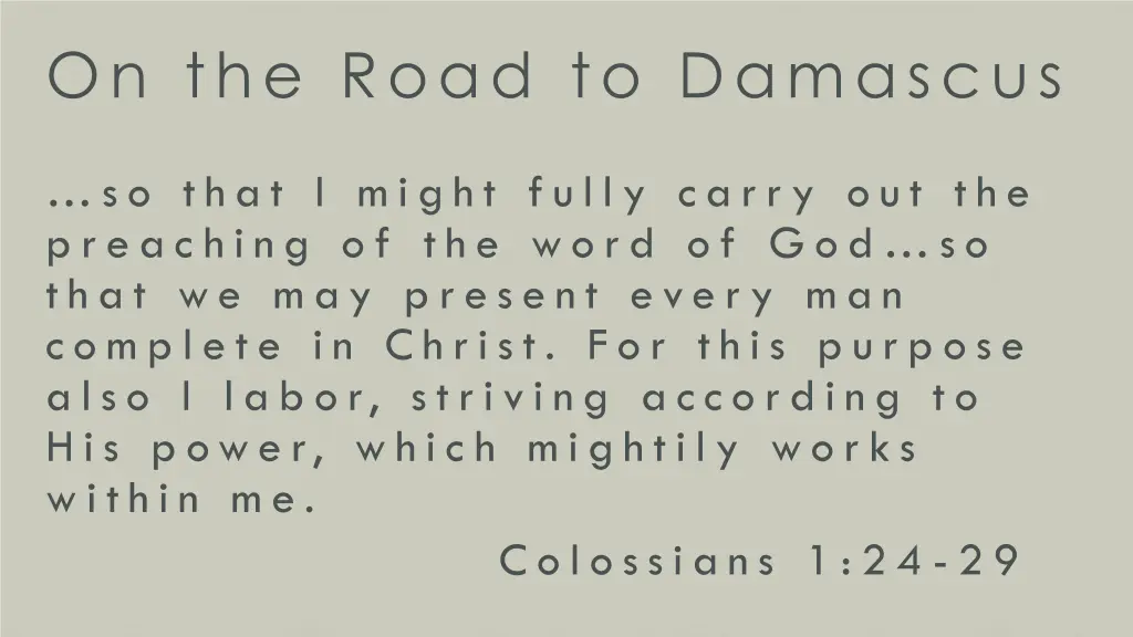 on the road to damascus 5
