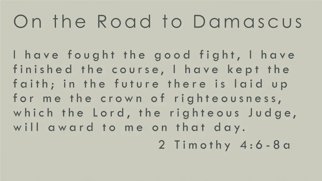 on the road to damascus 6