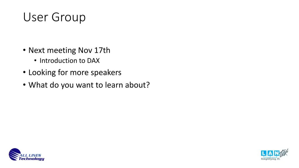 user group