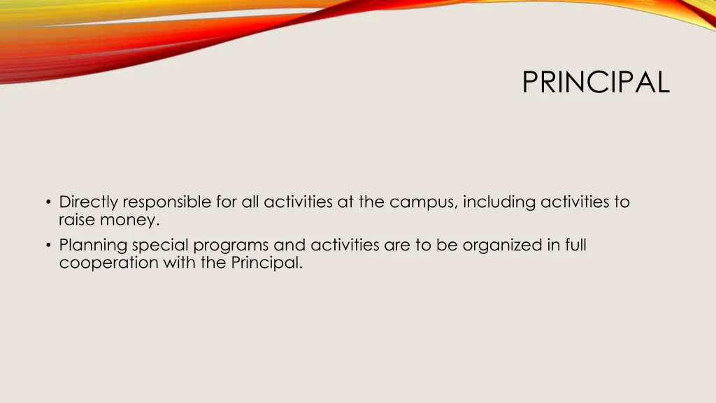 principal