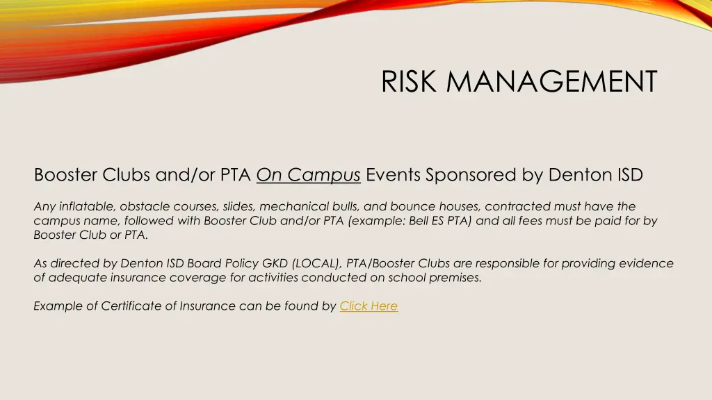 risk management
