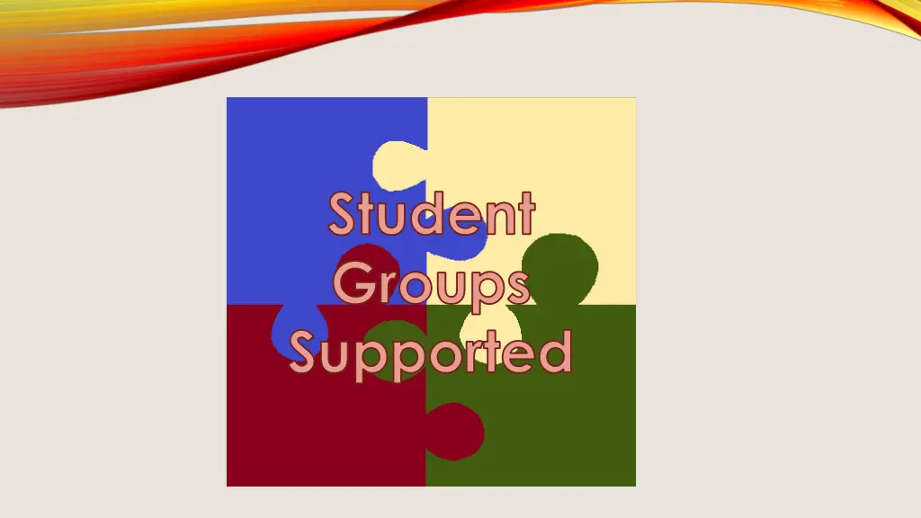 student groups supported