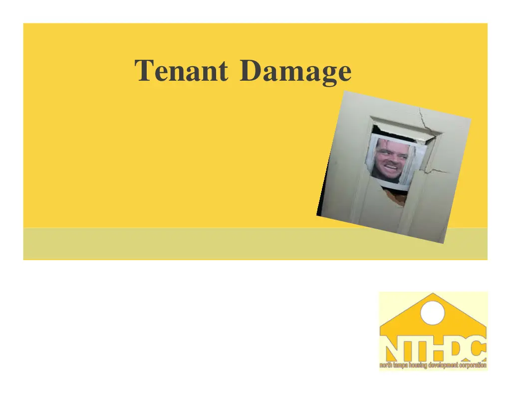 tenant damage