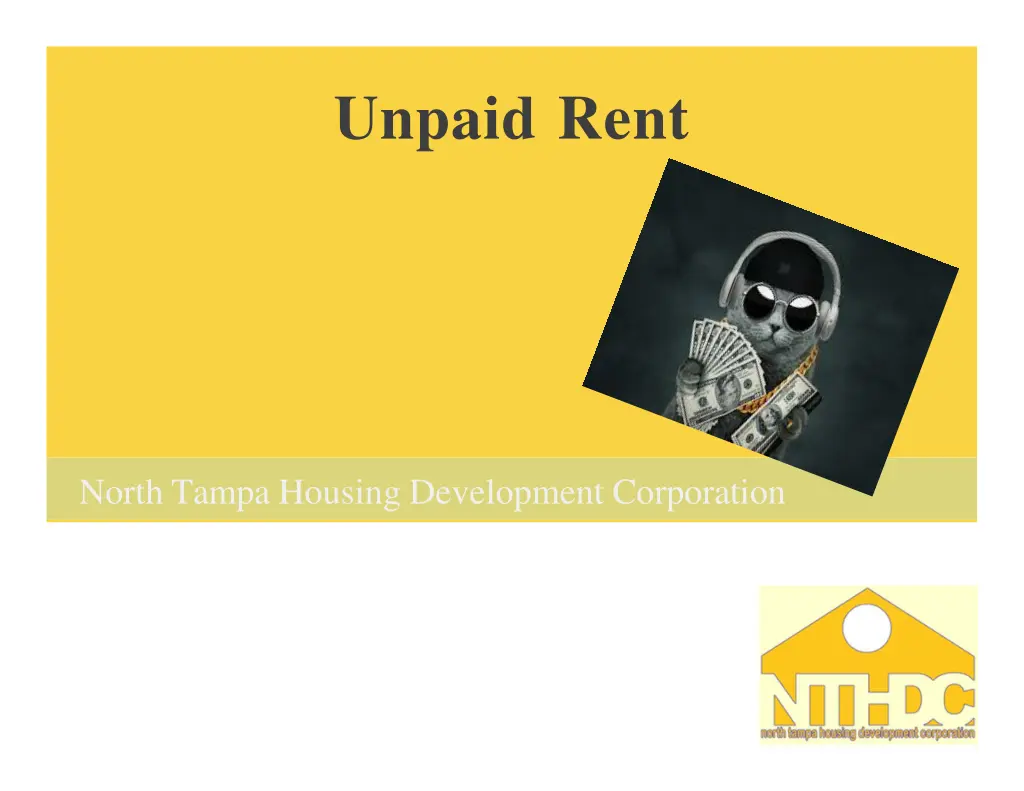 unpaid rent