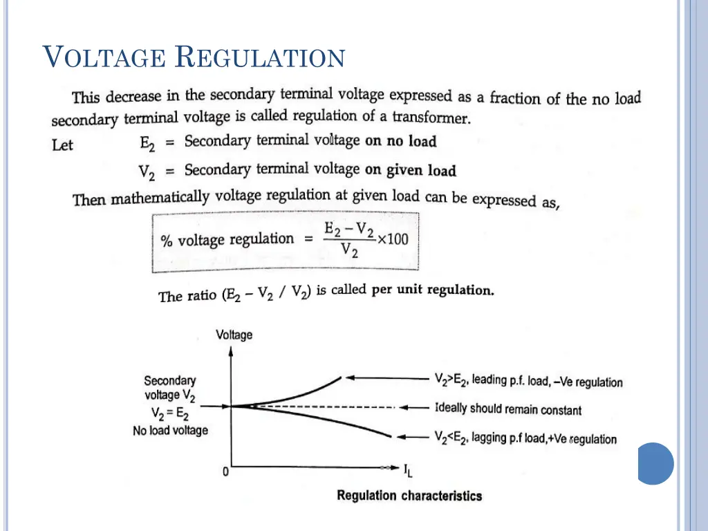 v oltage r egulation