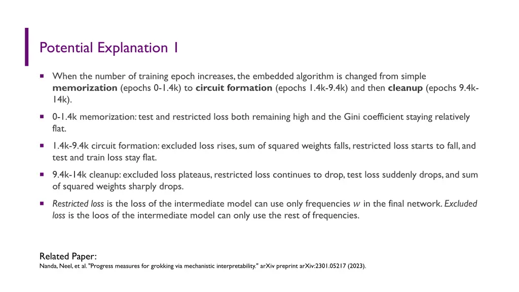 potential explanation 1 1