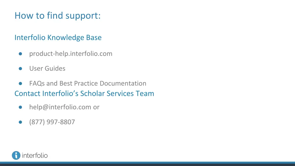 how to find support