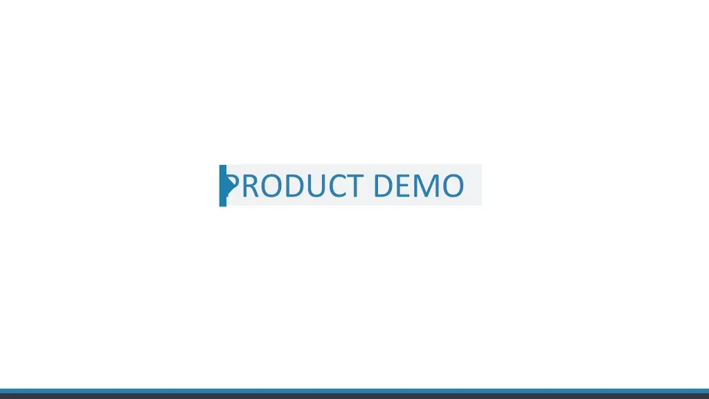 product demo
