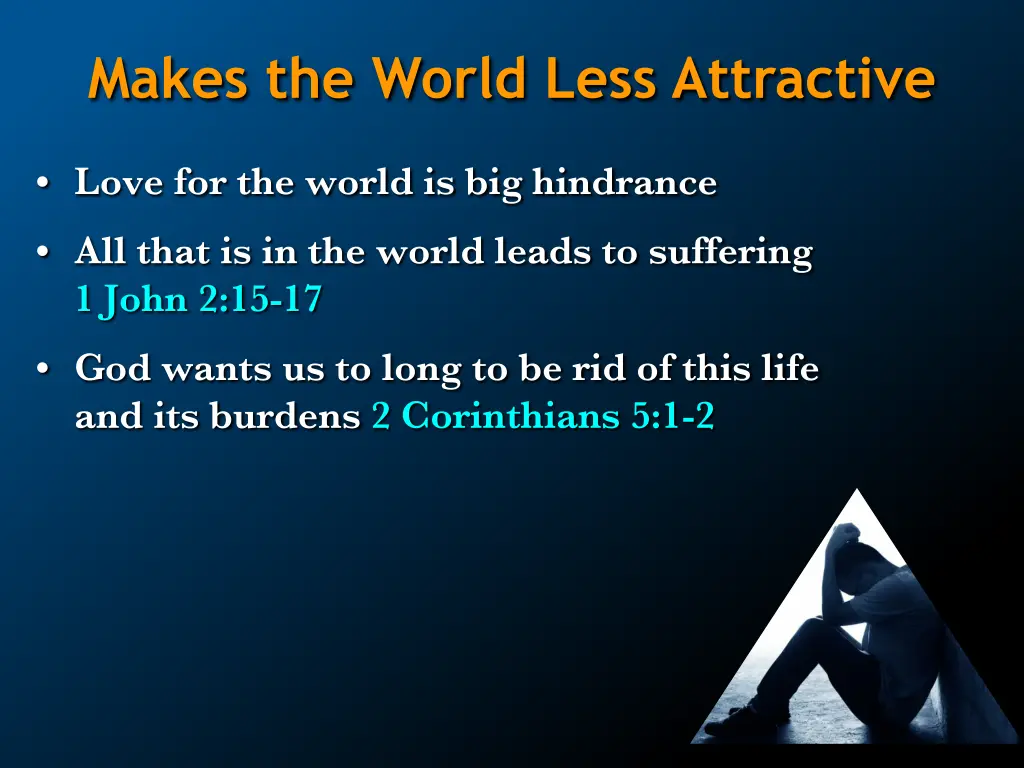makes the world less attractive