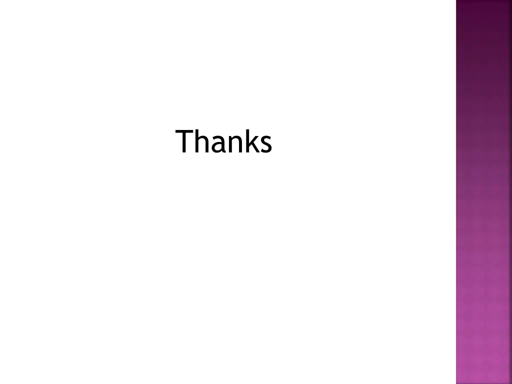 thanks