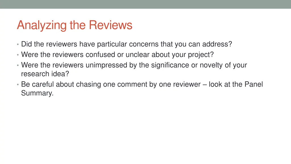 analyzing the reviews