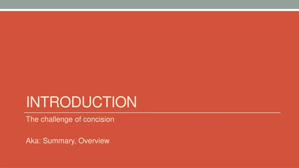 introduction