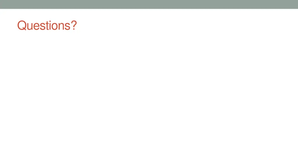 questions