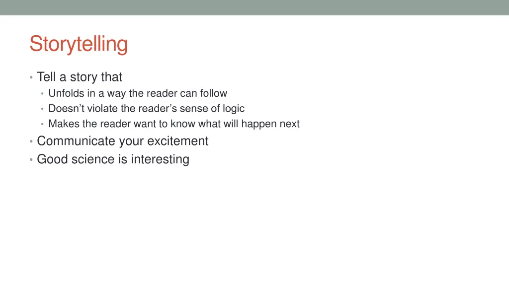 storytelling