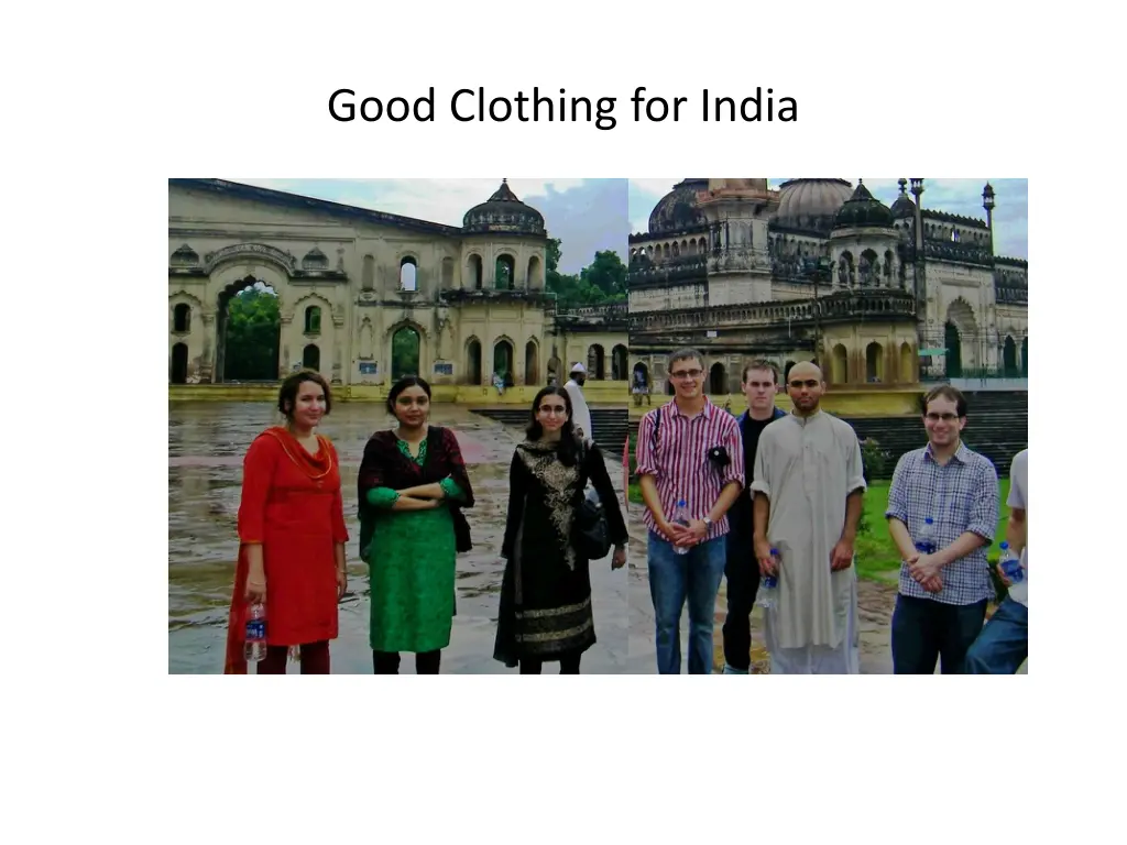 good clothing for india