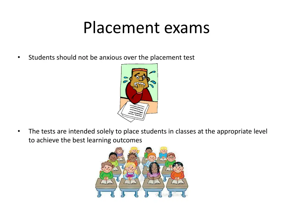 placement exams 1