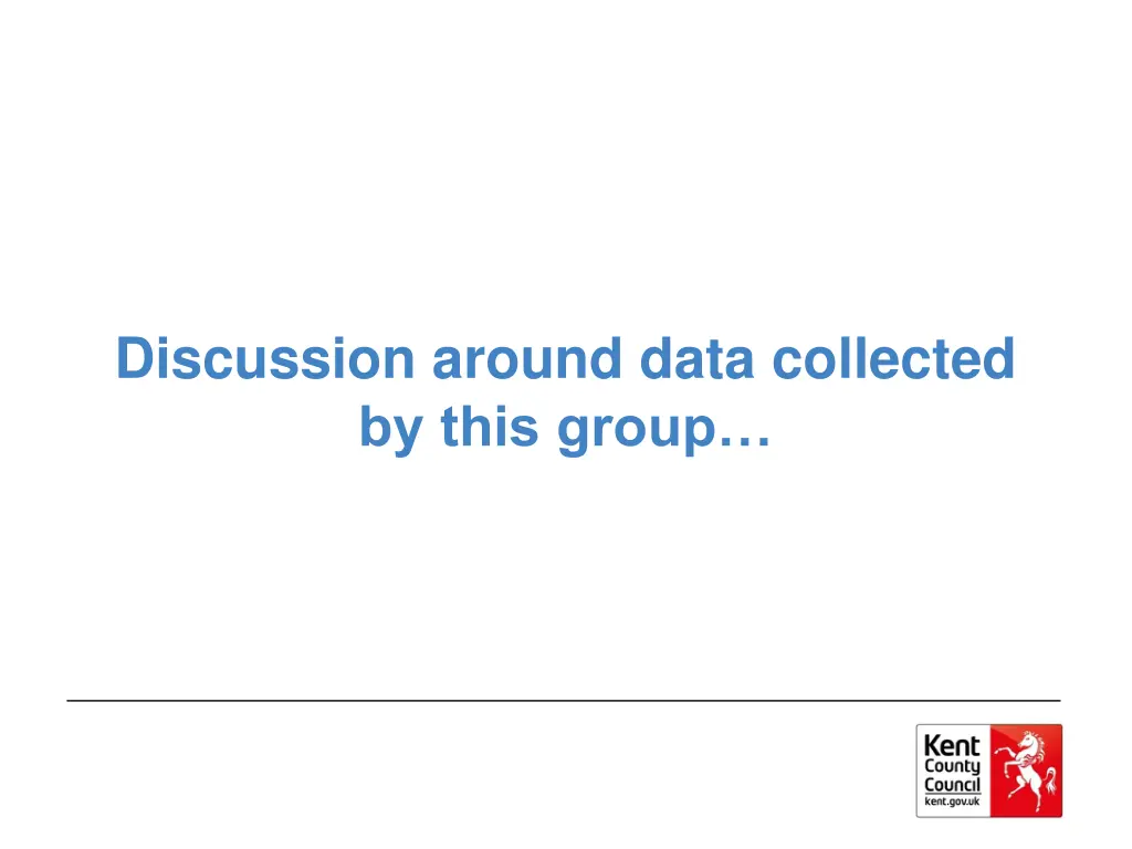 discussion around data collected by this group