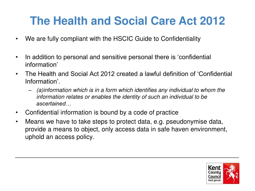 the health and social care act 2012
