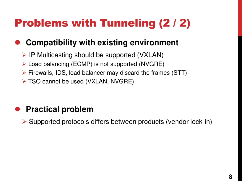problems with tunneling 2 2