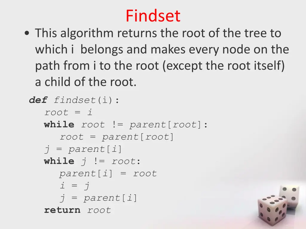 findset