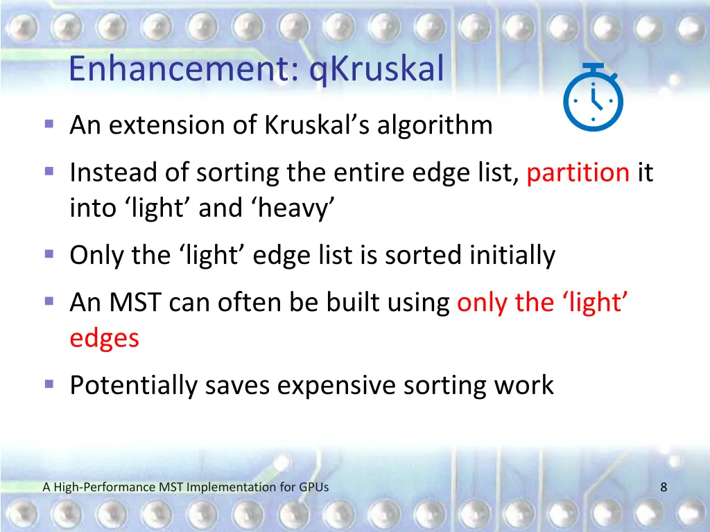 enhancement qkruskal