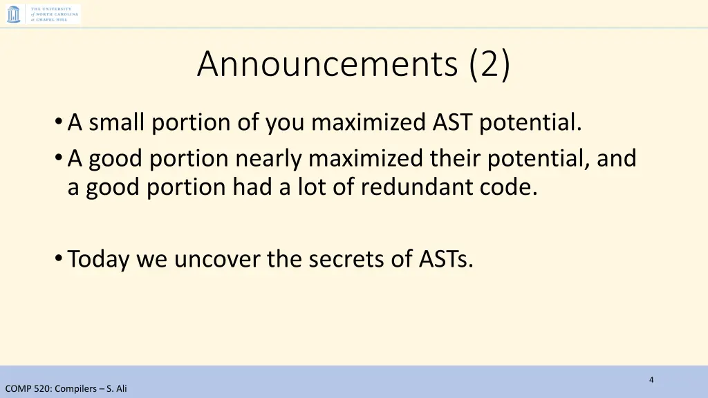 announcements 2